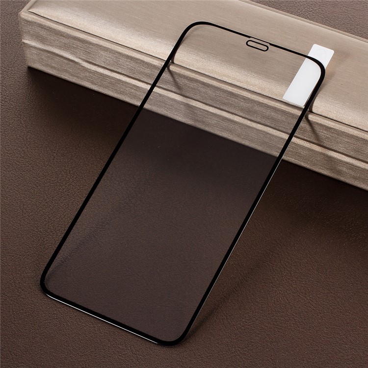 Full Coverage Silk Printing Tempered Glass Screen Protector Film for iPhone XR 6.1 inch - Black-2
