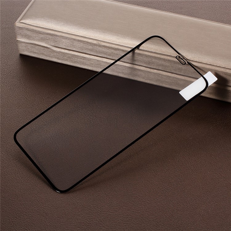 Full Coverage Silk Printing Tempered Glass Screen Protector Film for iPhone XR 6.1 inch - Black-3