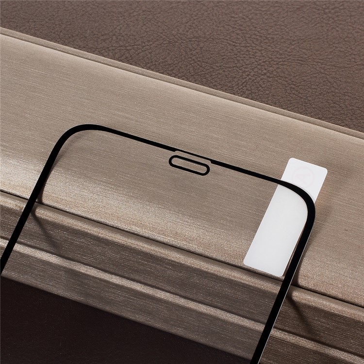 Full Coverage Silk Printing Tempered Glass Screen Protector Film for iPhone XR 6.1 inch - Black-4