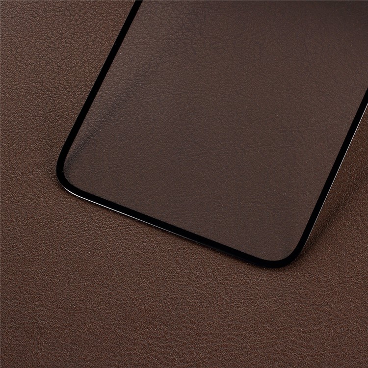 Full Coverage Silk Printing Tempered Glass Screen Protector Film for iPhone XR 6.1 inch - Black-5