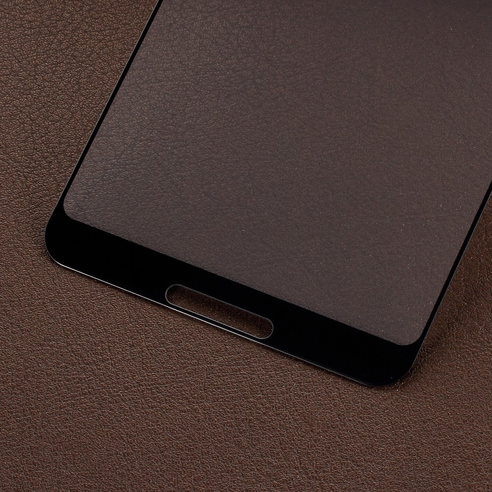Silk Printing Full Covering Tempered Glass Protector Guard for Google Pixel 3 - Black-4