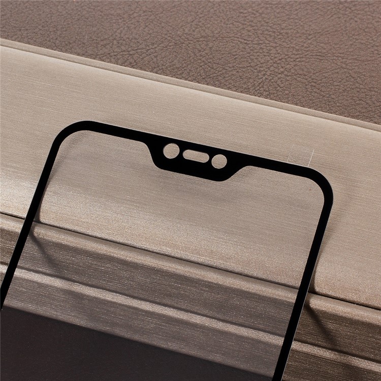 Full Coverage Silk Print Tempered Glass Screen Guard Film for Xiaomi Mi A2 Lite / Redmi 6 Pro-3