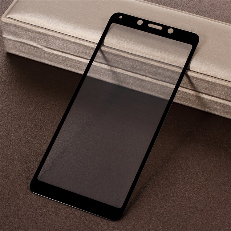 Full Coverage Silk Print Tempered Glass Screen Guard Film for Xiaomi Redmi 6 / Redmi 6A-1