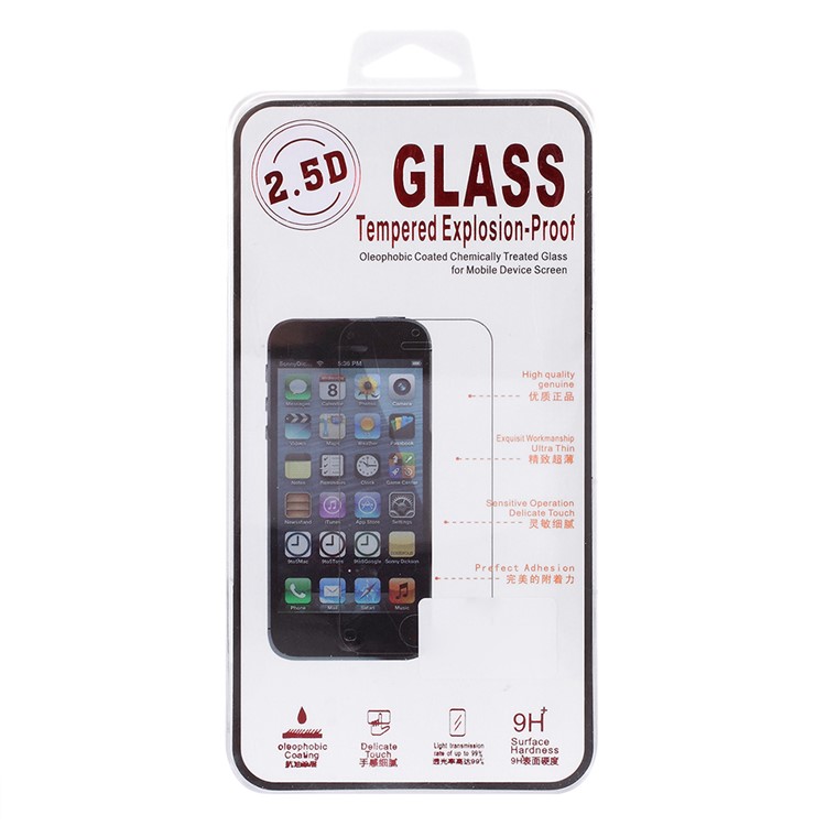 2.5d Bogenkanten Temperierte Glas-Displayschutzfolie Für IPhone (2019) 6.1 " / XR 6,1 Zoll