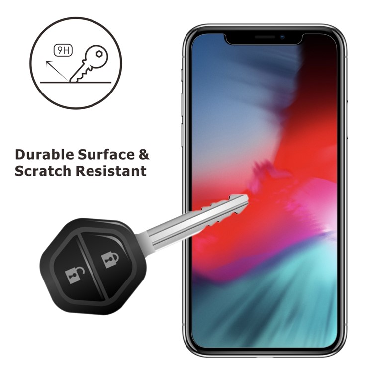 2Pcs/Set ITIETIE 2.5D 9H Tempered Glass Screen Protector Film for iPhone XR 6.1 inch-2