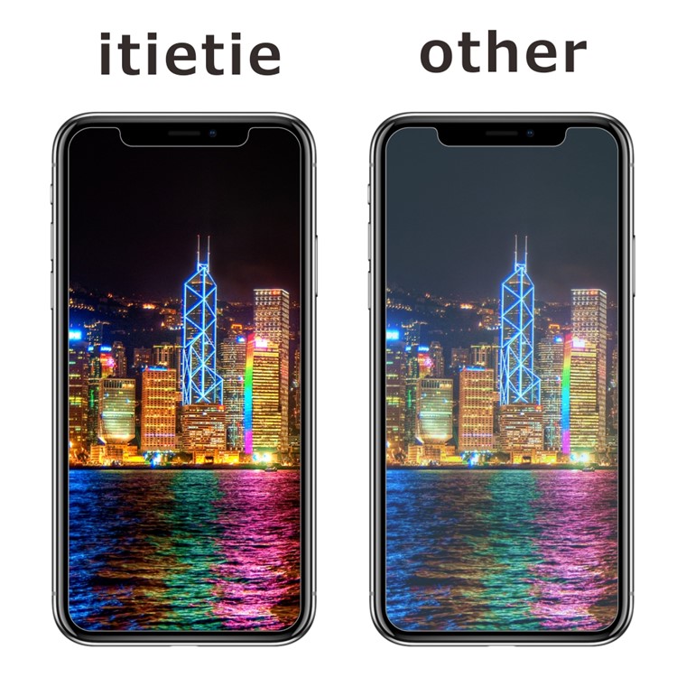 2Pcs/Set ITIETIE 2.5D 9H Tempered Glass Screen Protector Film for iPhone XR 6.1 inch-6