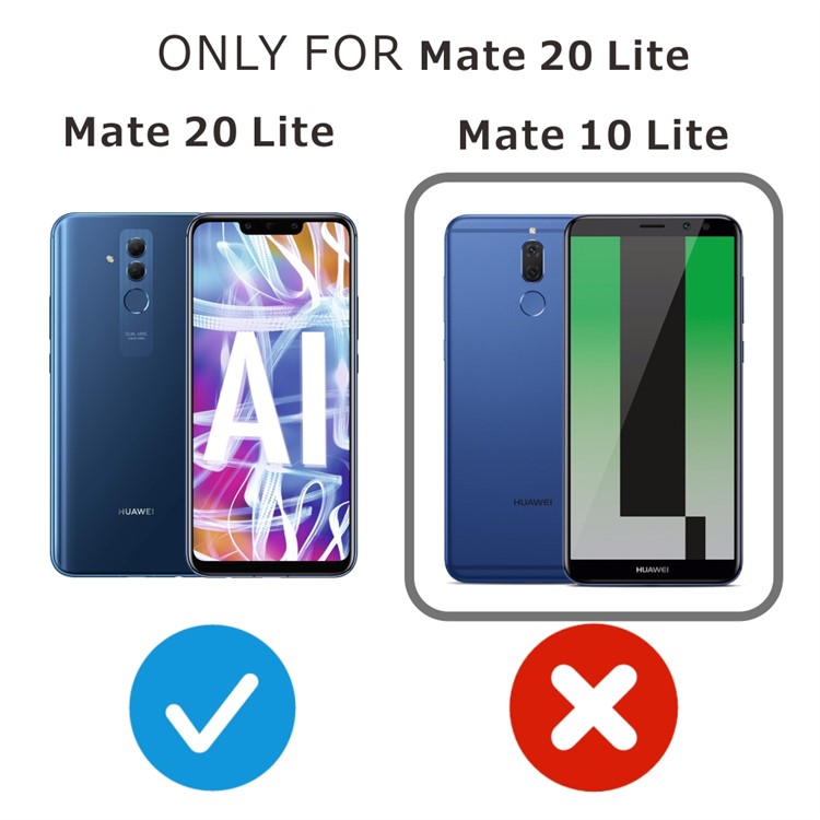 2Pcs/Set ITIETIE 2.5D 9H Tempered Glass Protection Film for Huawei Mate 20 Lite / Maimang 7-5