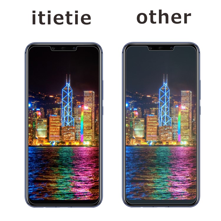 2Pcs/Set ITIETIE 2.5D 9H Tempered Glass Protection Film for Huawei Mate 20 Lite / Maimang 7-8