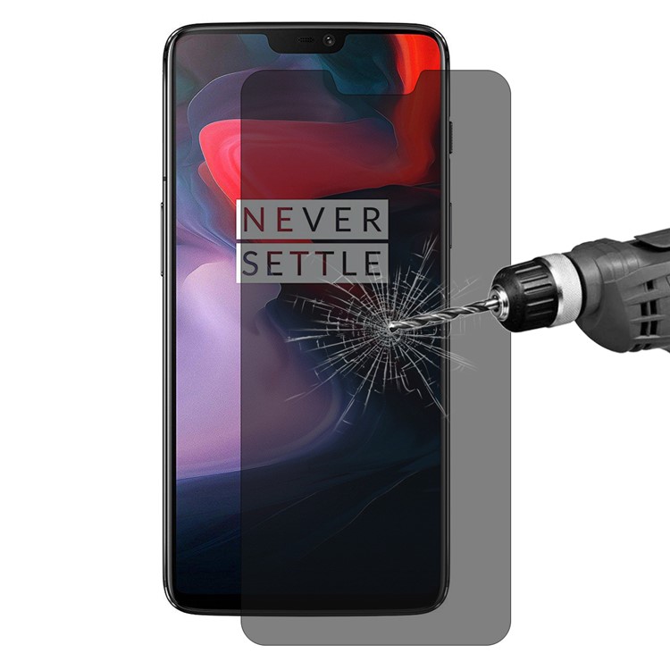 HAT PRINCE 0.26mm 9H 2.5D Anti-spy Tempered Glass Screen Guard Film for OnePlus 6-2