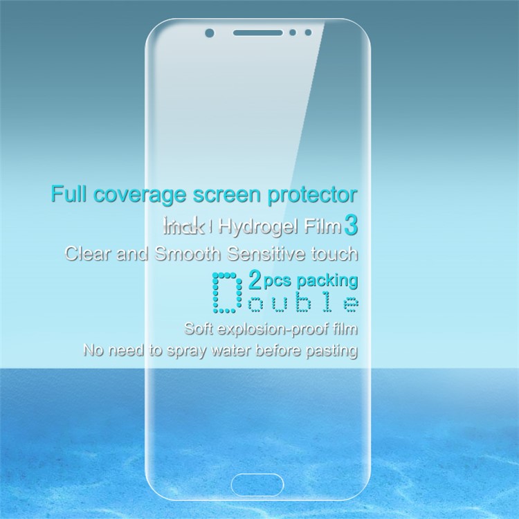 2Pcs/Set IMAK Soft Clearer Hydrogel Film III Full Coverage Screen Protector Film for Xiaomi Black Shark-2