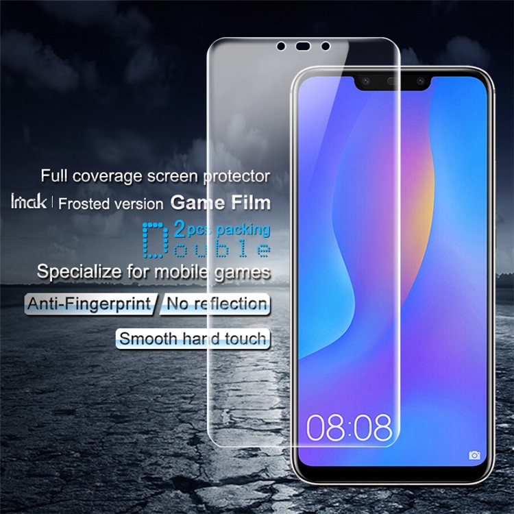 2PCS IMAK Frosted Hydrogel Game Film Full Covering Anti-scratch Screen Protector Film for Huawei Mate 20 Lite / Maimang 7-3