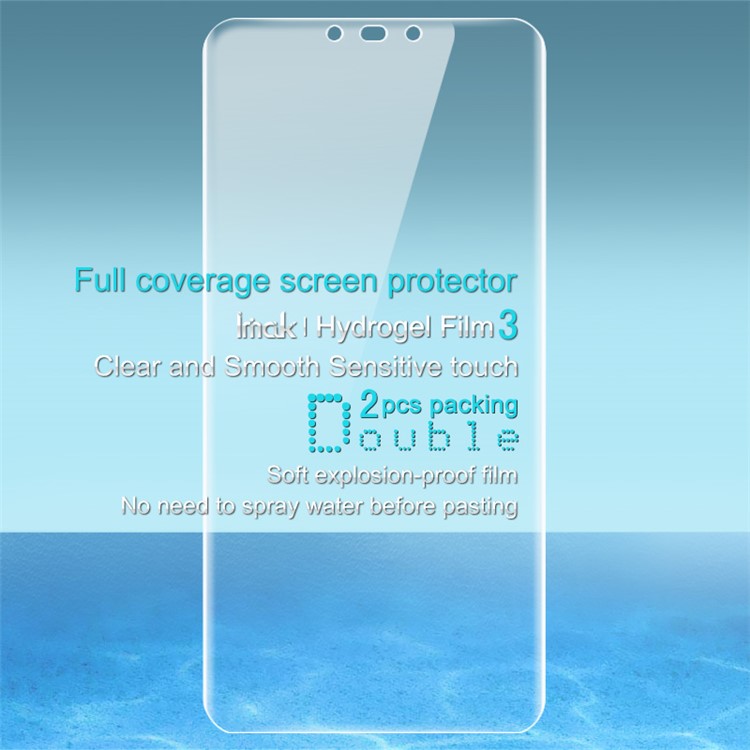 2Pcs/Set IMAK Soft Clearer Hydrogel Film III Full Coverage Screen Protector Film for Huawei Mate 20 Lite / Maimang 7-2