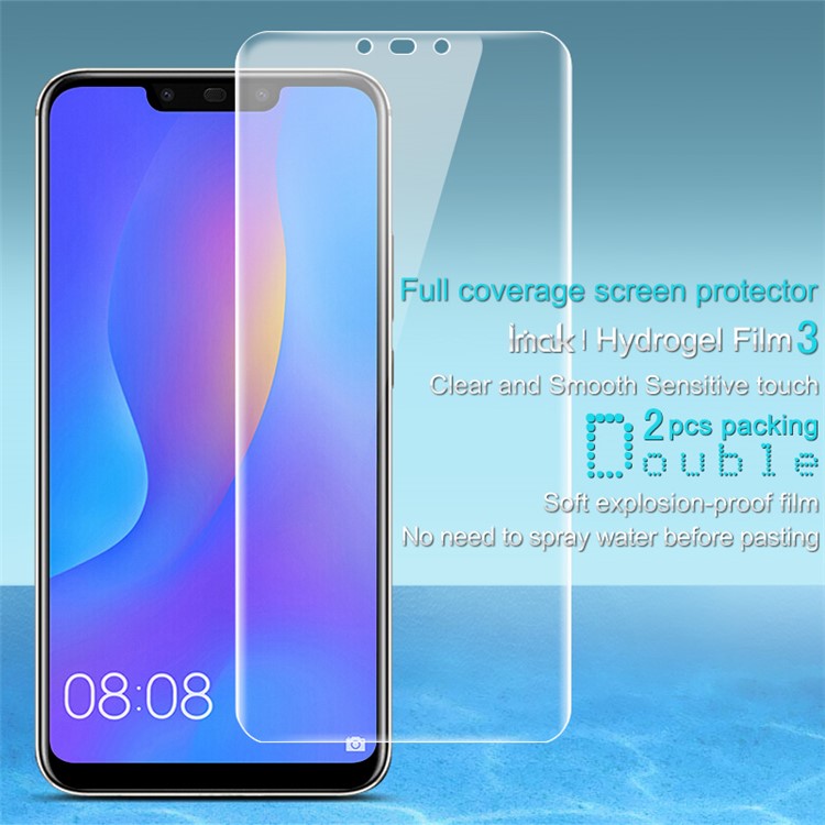 2Pcs/Set IMAK Soft Clearer Hydrogel Film III Full Coverage Screen Protector Film for Huawei Mate 20 Lite / Maimang 7-3