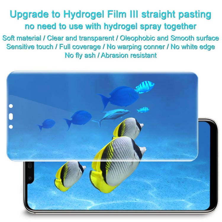 2Pcs/Set IMAK Soft Clearer Hydrogel Film III Full Coverage Screen Protector Film for Huawei Mate 20 Lite / Maimang 7-4