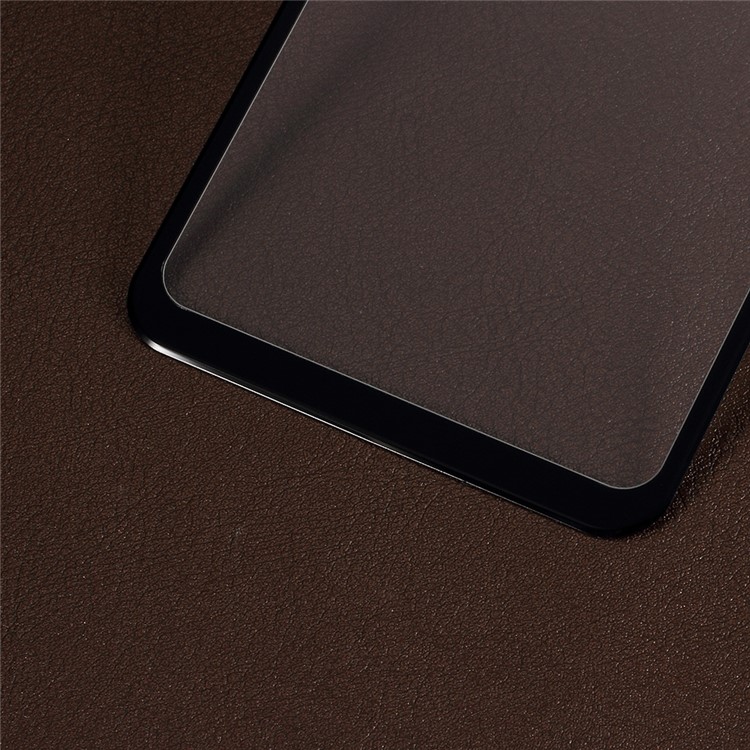 Em Tamanho Grande De Fibra De Carbono Macio TPU Bordas Protetor De Tela De Vidro Temperado Para Huawei Nova 3i / P Inteligente + - Preto-4