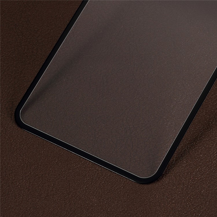 For iPhone XS Max 6.5 inch TPU Soft Edges Carbon Fiber Anti-explosion Tempered Glass Full Size Screen Protector - Black-5