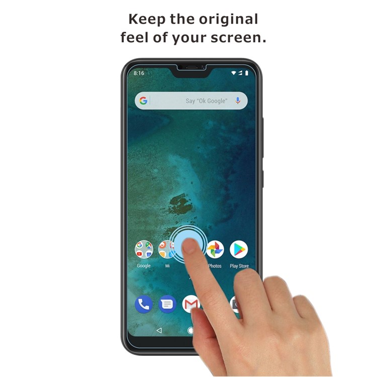 2Pcs/Set ITIETIE 2.5D 9H Tempered Glass Screen Protector for Xiaomi Mi A2 Lite / Redmi 6 Pro-4