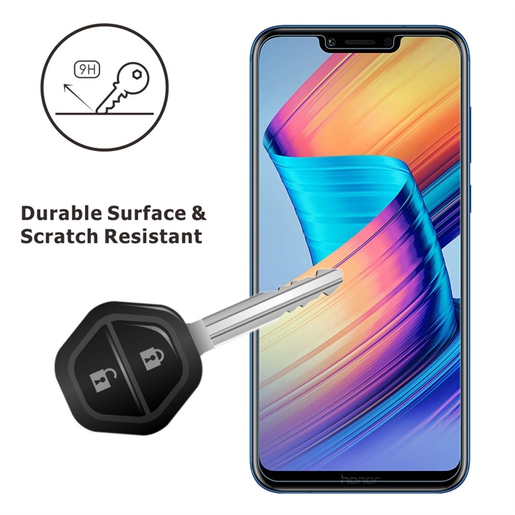 2Pcs/Set ITIETIE for Huawei Honor Play 2.5D 9H Tempered Glass Screen Protective Guard Film-2