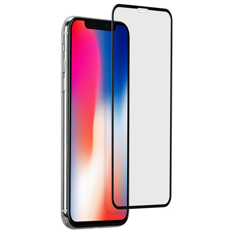 MOMAX 0.2mm Full Size Anti-explosion Tempered Glass Protector Film for iPhone XR 6.1 inch - Black-2