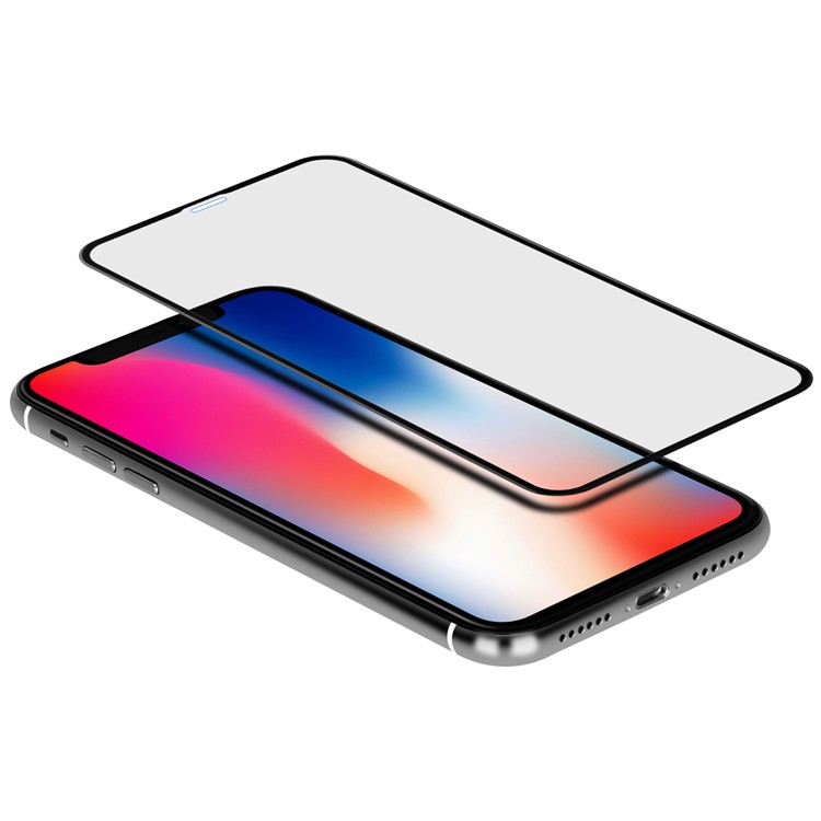 MOMAX 0.2mm Full Size Anti-explosion Tempered Glass Protector Film for iPhone XR 6.1 inch - Black-3