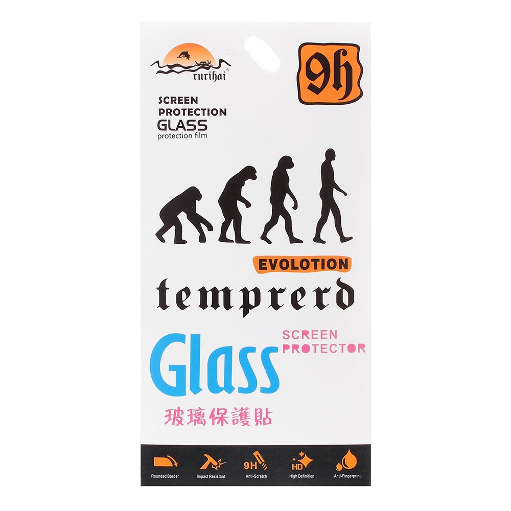 Película De Vidro Temperado RURIHAI Para Iphone XR Protetor De Tela Anti-explosão Ultra Clara 6.1 Polegadas-6