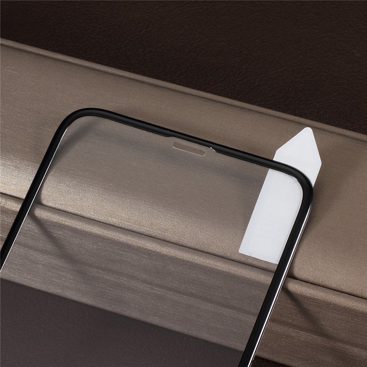 RURIHAI Tempered Glass Protector for iPhone XR 6.1 inch PC Crack-resistant Edges Full Cover Screen Protector-4