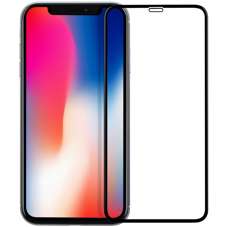 MOMAX 3D Full Screen Tempered Glass Film Anti-explosion 0.3mm for iPhone XS Max 6.5 inch - Black-1