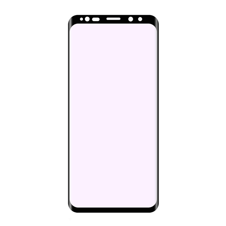 HAT PRINCE Full Cover 0.26mm 9H 3D Curved Hot Bending Anti-blue-ray Tempered Glass Screen Protector for Samsung Galaxy S9 G960-4