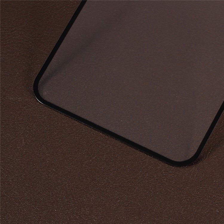 Matte Tempered Glass Screen Protector Film for iPhone XS Max 6.5 inch / Full Coverage / Silk Printing - Black-5