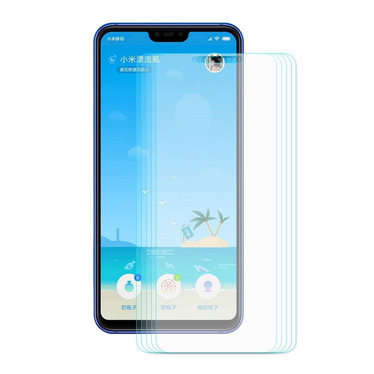 5PCS ENKAY Tempered Glass Full Screen Films for Xiaomi Mi 8 Lite / Mi 8 Youth (Mi 8X) 0.26mm 9H 2.5D Arc Edge Anti-scratch-2