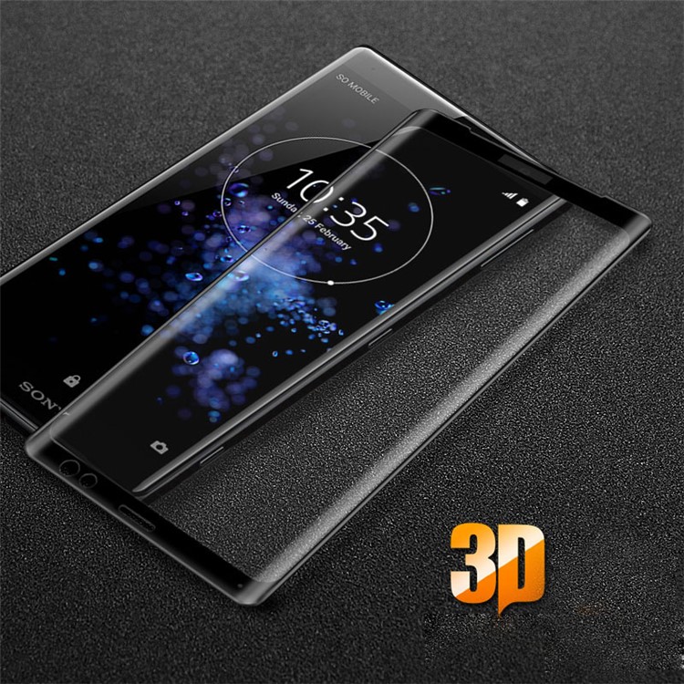 IMAK Para Sony Xperia XZ3 3D Currato de Vidrio Templado Curvo Protector de Pantalla de Cobertura Completa-3