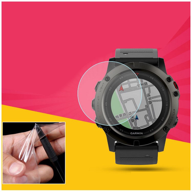 Soft TPU Full Screen Protector [Anti-scratch] for Garmin Fenix 5X-1