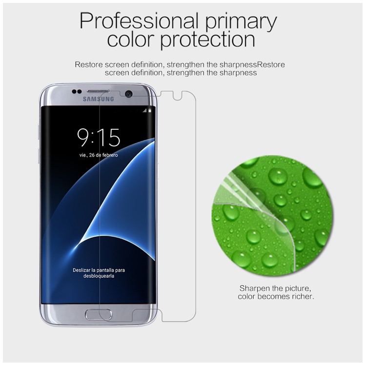 NILLKIN Anti-fingerprint Clear Screen Film for Samsung Galaxy S7 edge G935-3