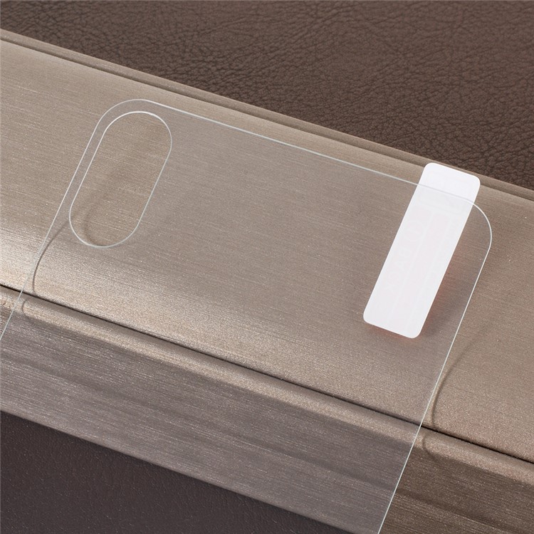 Anti-explosion Tempered Glass Back Film 2.5D Arc Edges for iPhone XS Max 6.5 inch-4