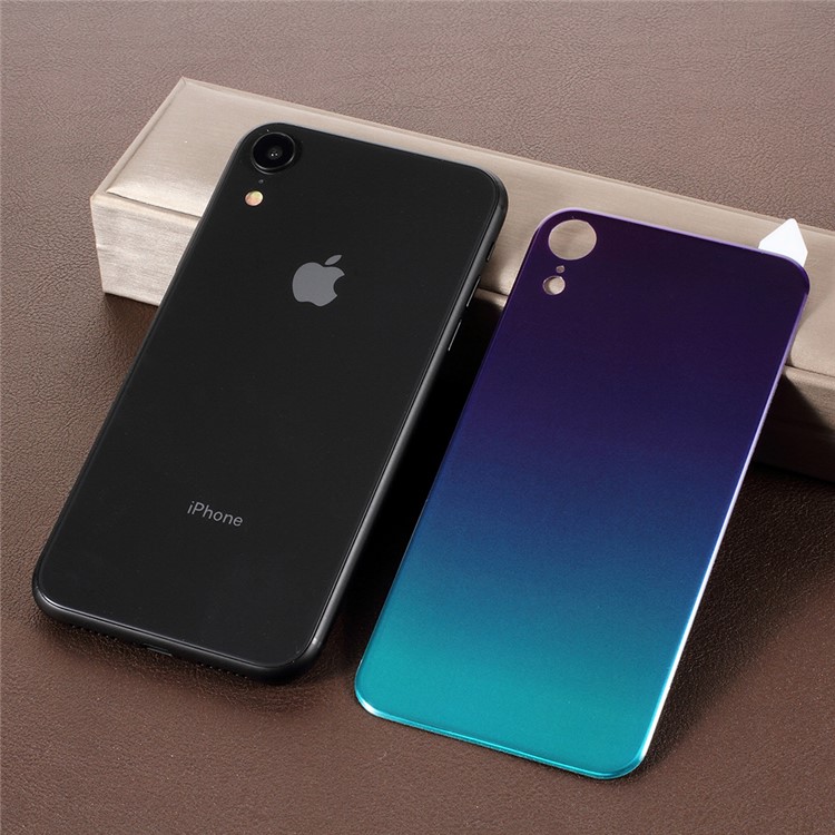 

RURIHAI Для Iphone XR 6.1 Дюймовый Мягкий Защитный Чехол Для PET [цвет Градиента] [3d Изогнутый] - Синий, iPhone XR