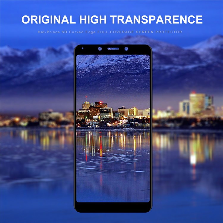 HAT PRINCE for Xiaomi Redmi 6A / Redmi 6 0.26mm 9H Anti-dust 6D Curved Full Size Tempered Glass Screen Protector Film-4