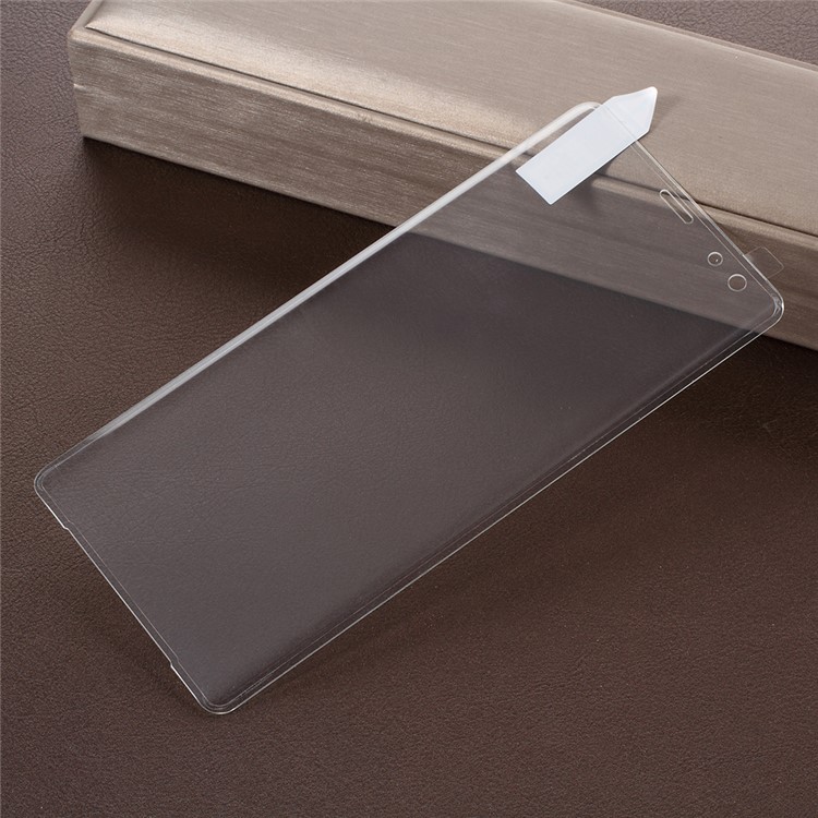 RURIHAI 3D Curved HD Clear Tempered Glass Full Screen Shield Anti-explosion for Sony Xperia XZ3 - Transparent-2