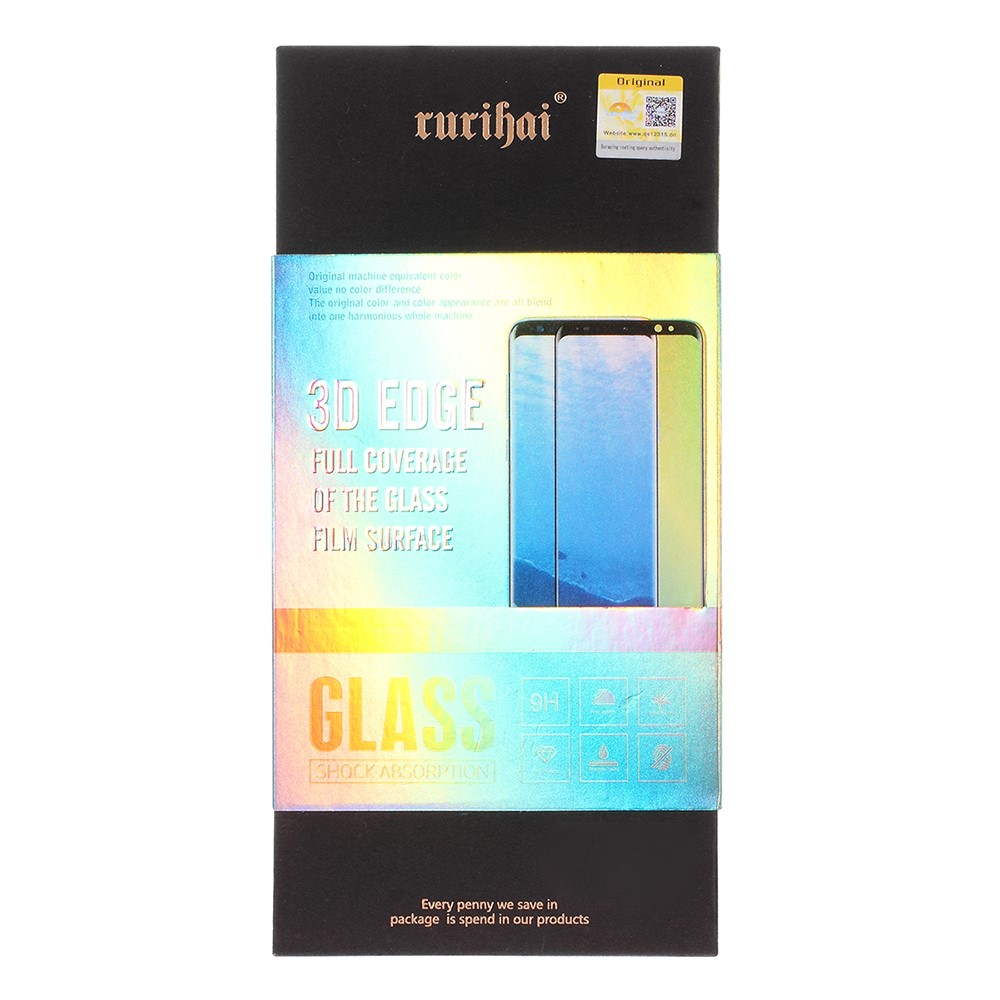 RURIHAI 3D Curved Anti-explosion HD Clear Tempered Glass Protection Film for Huawei Mate 20 Pro - Transparent-6