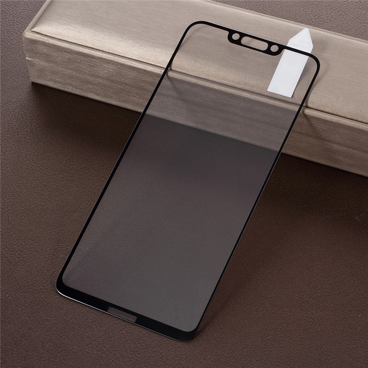 RURIHAI 3D Anti-fingerprint Tempered Glass Full Screen Protector for Huawei Mate 20 Lite - Black-1