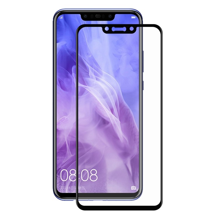 HAT PRINCE 3D Full Screen Tempered Glass Protector Film with Soft Carbon Fiber Edge for Huawei nova 3i/nova 3/P Smart+-2