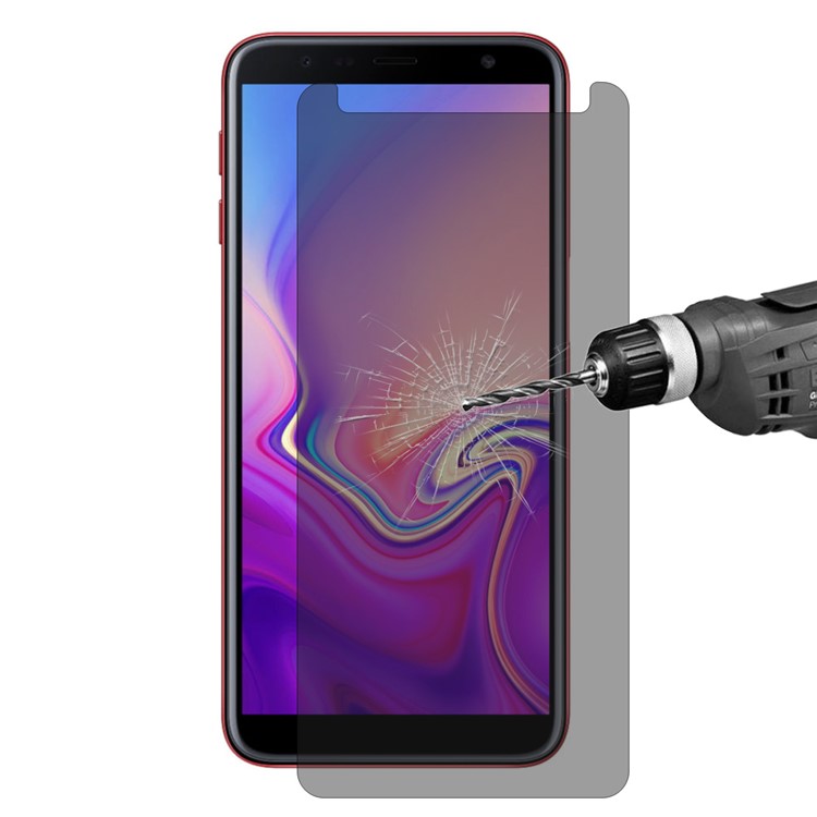 HAT PRINCE Para Samsung Galaxy J4 + / J6 + 2.5D Filme De Tela De Vidro Temperado Anti-peep 0.26mm-1