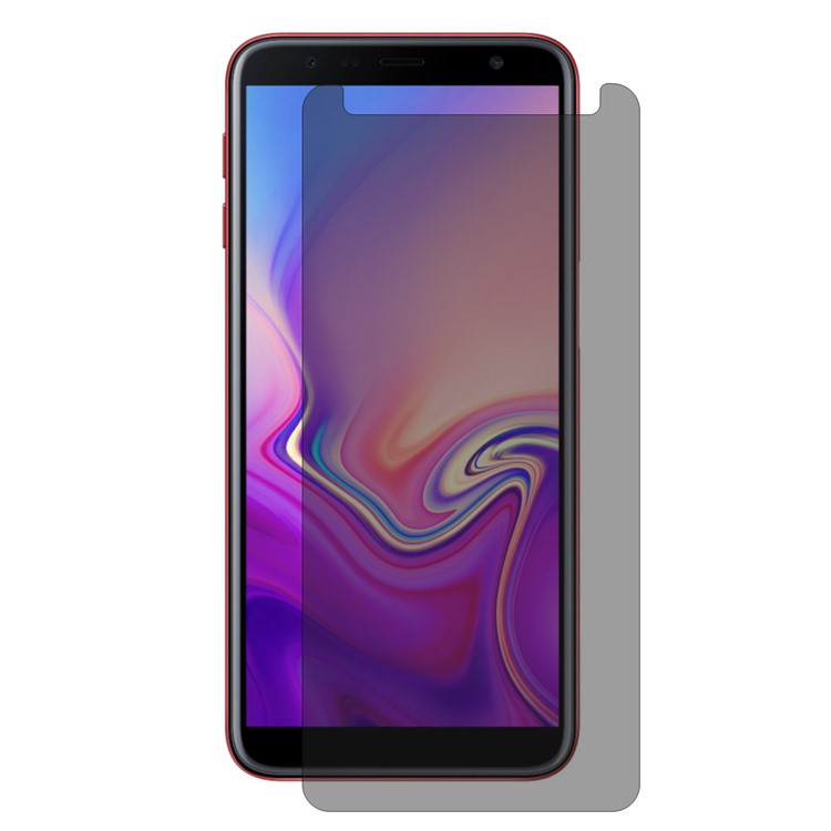 HAT PRINCE Para Samsung Galaxy J4 + / J6 + 2.5D Filme De Tela De Vidro Temperado Anti-peep 0.26mm-2