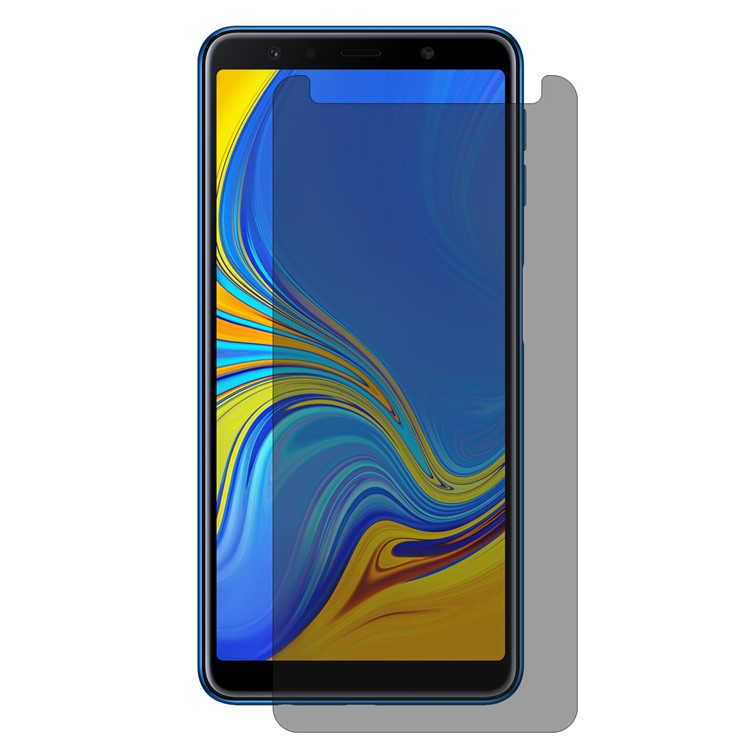HAT PRINCE Para Samsung Galaxy A7 (2018) 2.5D Anti-peep Temperado Protetor De Tela De Vidro 0.26mm-2