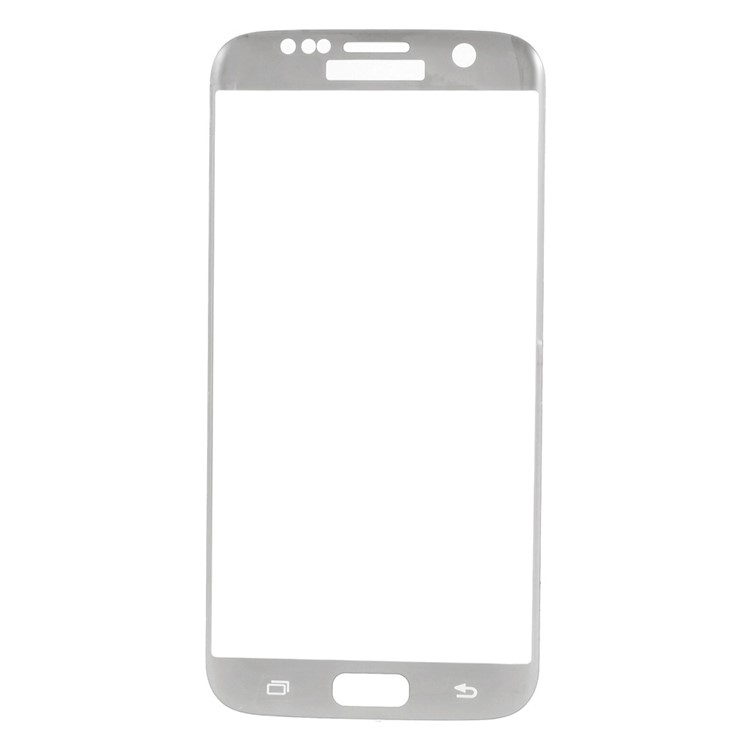 

Для Samsung Галактика S7 G935 Изогнутый Край Полное Покрытие Закаленное Стекло Протектор Экрана - Серебряный, Galaxy S7 edge