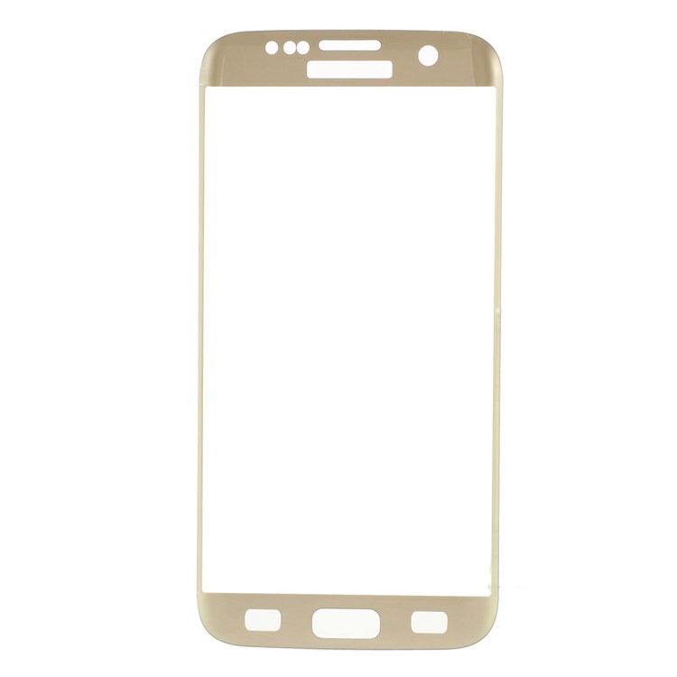 

Для Галактики Samsung S7 Край G935 Изогнутый Полный Накрывающий Закаленное Стекло - Золото, Galaxy S7 edge