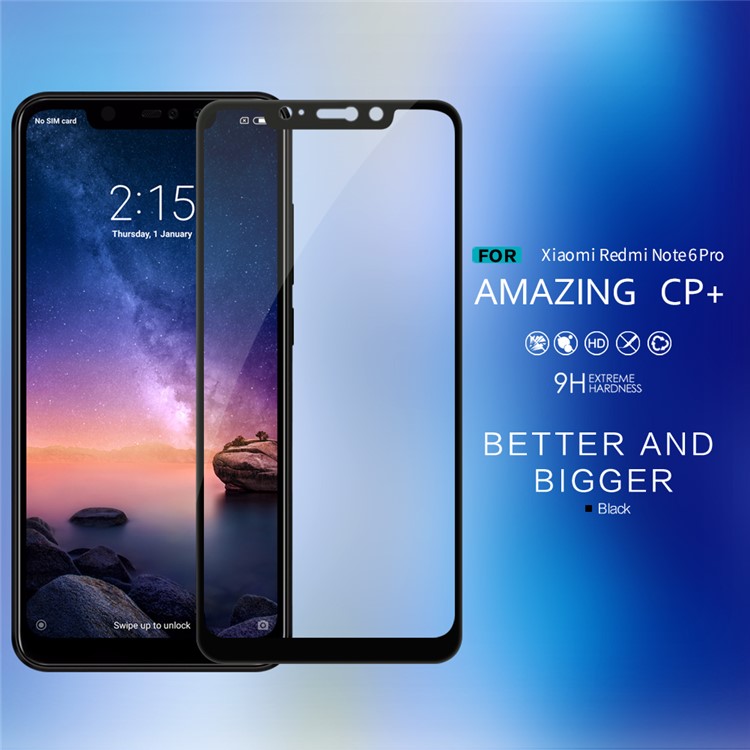 

NILLKIN Amazing CP+ Nanometer Anti-explosion Tempered Glass Screen Film for Xiaomi Redmi Note 6 Pro, Xiaomi Redmi Note 6 Pro