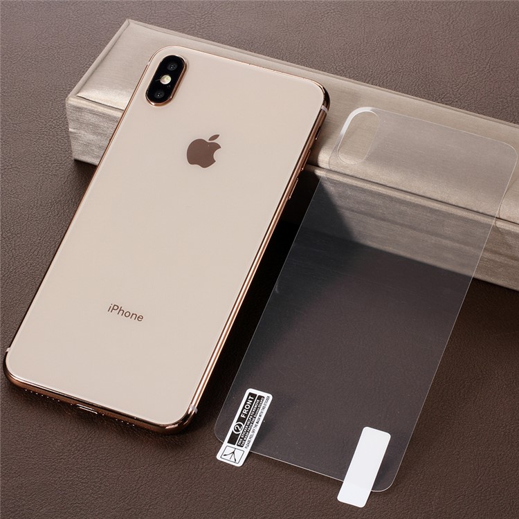 Anti-impressão Digital Fosco PET De Volta Completa Cobertura Protetora Para Iphone XS Max 6.5 Polegada-2