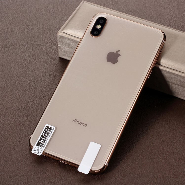 Anti-impressão Digital Fosco PET De Volta Completa Cobertura Protetora Para Iphone XS Max 6.5 Polegada-3