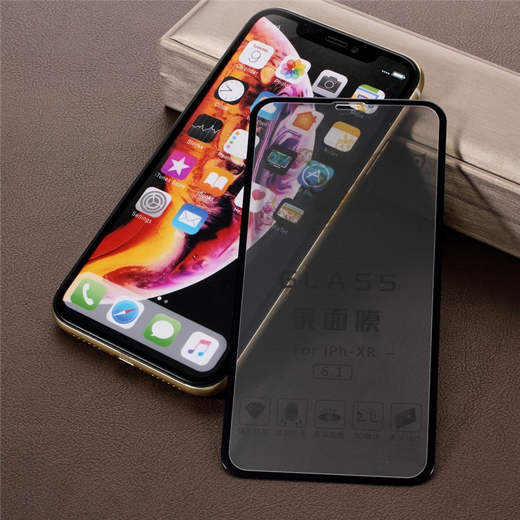 Mirror Effect Full Size Tempered Glass Screen Protective Film for iPhone XS Max 6.5 inch-2