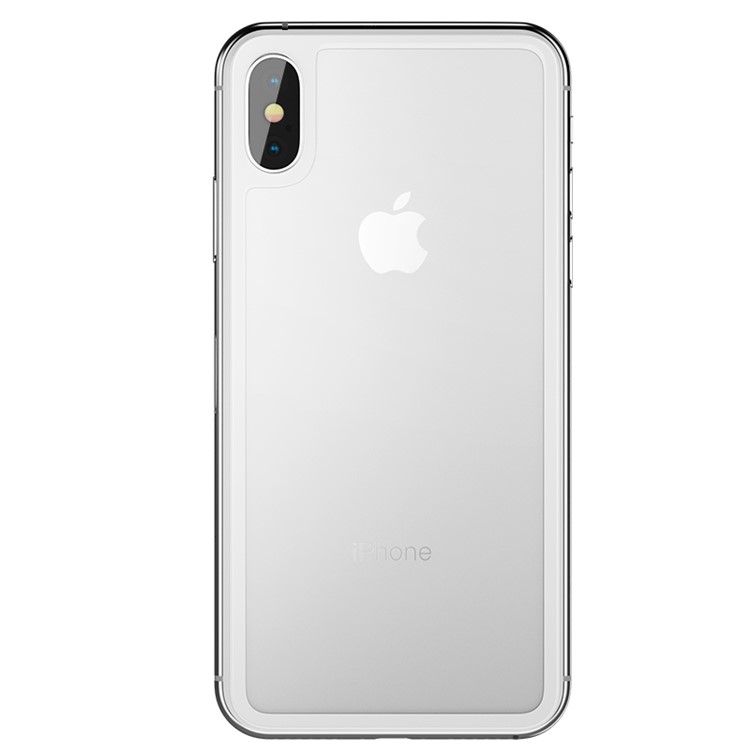 

BENKS KR + PRO Для Iphone XS Макс 6.5 Дюймов Мягкой Кромкой Закаленное Стекло Задняя Крышка Защитная Пленка - Белый, iPhone XS Max